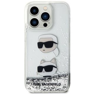 Karl Lagerfeld KLHCP14XLDHKCNS iPhone 14 Pro Max kemény hátlap tok - ezüst