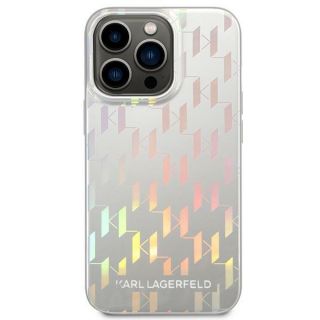 Karl Lagerfeld KLHCP14XLGMMSV3 iPhone 14 Pro Max kemény hátlap tok - ezüst