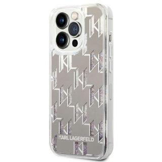 Karl Lagerfeld KLHCP14XLMNMS iPhone 14 Pro Max kemény hátlap tok - ezüst