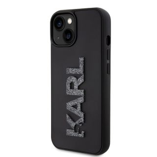 Karl Lagerfeld KLHCP15S3DMBKCK iPhone 15 szilikon hátlap tok - fekete