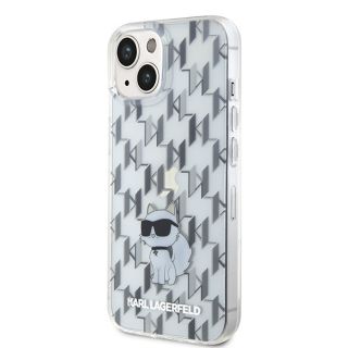 Karl Lagerfeld KLHCP15SHNCMKLT iPhone 15 kemény hátlap tok - átlátszó