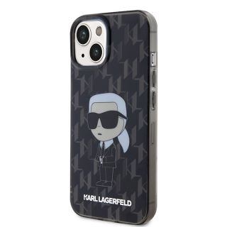 Karl Lagerfeld KLHCP15SHNKMKLK Apple iPhone 15 kemény hátlap tok - átlátszó