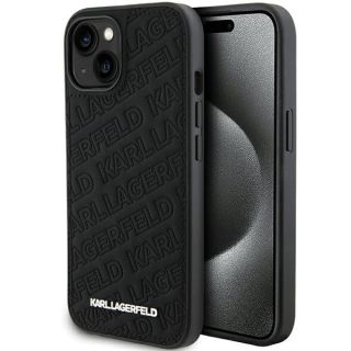 Karl Lagerfeld KLHCP15SPQKPMK iPhone 15 kemény hátlap tok - fekete