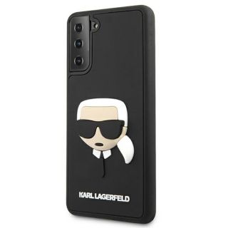 Karl Lagerfeld KLHCS21MKH3DBK Samsung Galaxy S21+ Plus kemény hátlap tok - fekete