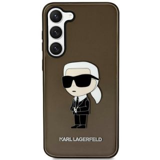 Karl Lagerfeld KLHCS23MHNIKTCK Samsung Galaxy S23+ Plus kemény hátlap tok - fekete
