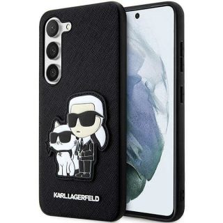 Karl Lagerfeld KLHCS23MSANKCPK Samsung Galaxy S23+ Plus kemény hátlap tok - fekete