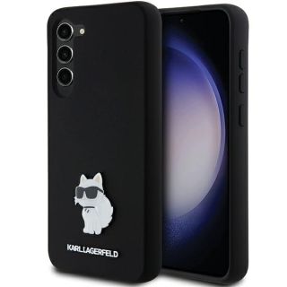 Karl Lagerfeld KLHCS23MSMHCNPK Samsung Galaxy S23+ Plus szilikon hátlap tok - fekete