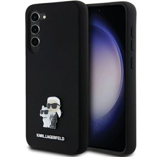 Karl Lagerfeld KLHCS23MSMHKCNPK Samsung Galaxy S23+ Plus szilikon hátlap tok - fekete