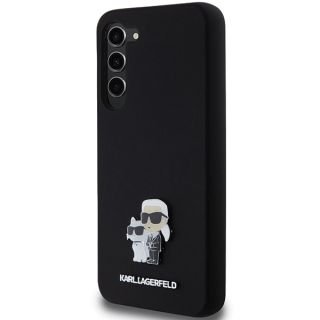 Karl Lagerfeld KLHCS23MSMHKCNPK Samsung Galaxy S23+ Plus szilikon hátlap tok - fekete