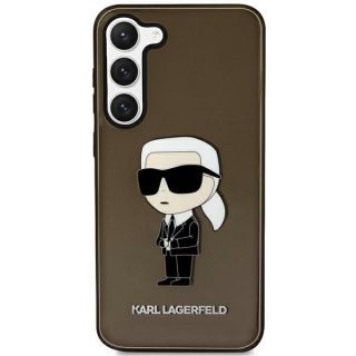 Karl Lagerfeld KLHCS23SHNIKTCK Samsung Galaxy S23 kemény hátlap tok - fekete