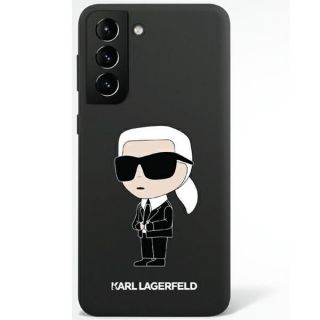 Karl Lagerfeld KLHCS23SSNCHBCK Samsung Galaxy S23 szilikon hátlap tok - fekete