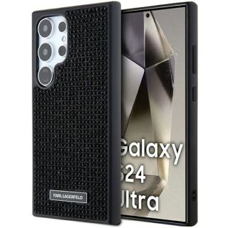 Karl Lagerfeld KLHCS24LHDSPRK Samsung Galaxy S24 Ultra kemény hátlap tok - fekete