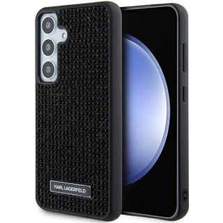 Karl Lagerfeld KLHCS24SHDSPRK Samsung Galaxy S24 kemény hátlap tok - fekete