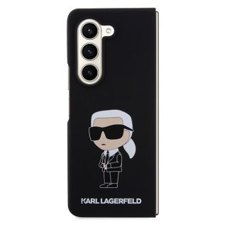 Karl Lagerfeld KLHCZFD5SNIKBCK Samsung Galaxy Z Fold  5 szilikon hátlap tok - fekete