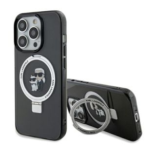 Karl Lagerfeld KLHMP13XHMRSKCK MagSafe iPhone 13 Pro Max kemény hátlap tok - fekete