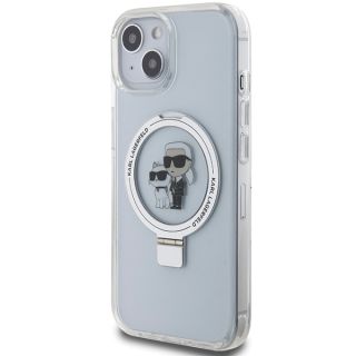 Karl Lagerfeld KLHMP14SHMRSKCH MagSafe iPhone 14 / 15 kemény hátlap tok - fehér
