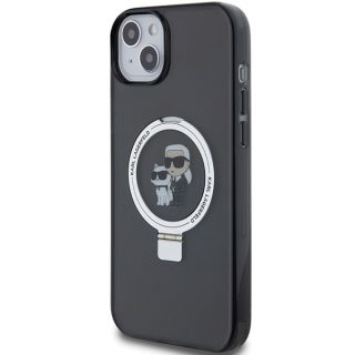 Karl Lagerfeld KLHMP14SHMRSKCK MagSafe iPhone 14 / 15 kemény hátlap tok - fekete