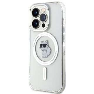 Karl Lagerfeld KLHMP15LHFCCNOT MagSafe iPhone 15 Pro kemény hátlap tok - átlátszó