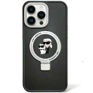 Karl Lagerfeld KLHMP15MHMRSKCK MagSafe iPhone 14 Plus / 15 Plus kemény hátlap tok - fekete
