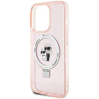 Karl Lagerfeld KLHMP15XHMRSKCP MagSafe iPhone 15 Pro Max kemény hátlap tok - rózsaszín