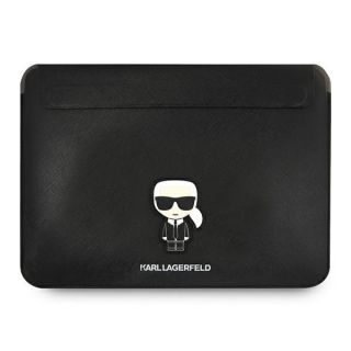 Karl Lagerfeld Sleeve KLCS14PISFBK 13” -14” becsúsztathatós laptop táska - fekete