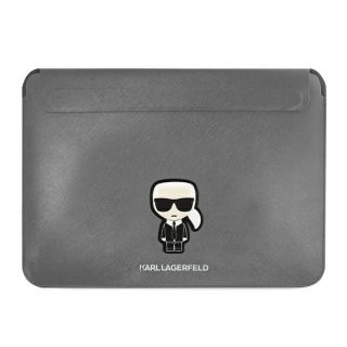 Karl Lagerfeld Sleeve KLCS16PISFG 16” becsúsztathatós laptop táska - fekete