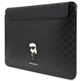 Karl Lagerfeld Sleeve KLCS16SAKHPKK univerzális becsúsztathatós laptop tok 16”-ig - fekete