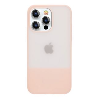 Kingxbar Plain iPhone 13 szilikon hátlap tok - rózsaszín