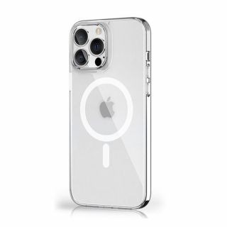 Kingxbar PQY Gradient MagSafe iPhone 13 Pro ütésálló kemény hátlap tok - átlátszó
