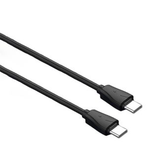 LDNIO C510Q autós töltő 36W (USB-C + USB-A) PD/QC3.0 + USB-C - USB-C kábel - fekete