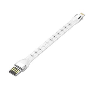 LDNIO LS50 Lightning - USB-A kábel 0,15m - fehér