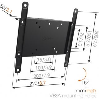 Vogel’s MA2010 dönthető fali TV tartó konzol - fekete