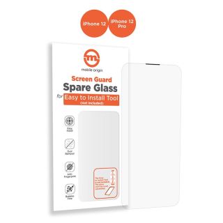 Mobile Origin Orange iPhone 12 / 12 Pro teljes kijelzővédő üveg