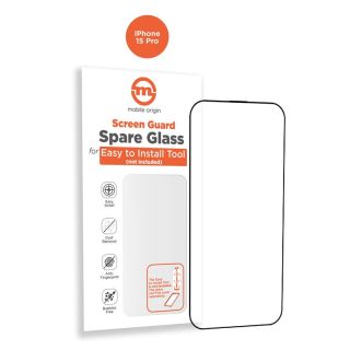 Mobile Origin Orange iPhone 15 Pro teljes kijelzővédő üveg