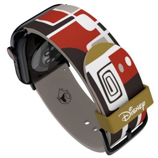 Moby Fox Apple Watch 45/44/42/Ultra 49mm 41/40/38mm és 22mm széles okosóra szilikon szíj - Disney Mickey egér Abstract