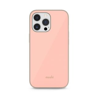 Moshi iGlaze iPhone 13 Pro SnapTo mágneses kemény hátlap tok - rózsaszín