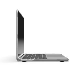 Moshi iGlaze Hardshell Case MacBook Air 13" M3 / M2 (2024/2022) kemény tok - átlátszó/szürke