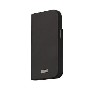 Moshi Overture MagSafe 3in1 iPhone 15 Pro Max ütésálló kinyitható bőr tok - fekete