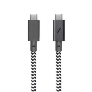 Native Union Belt Pro USB C - USB-C kábel 2,4m 240W - zebracsíkos
