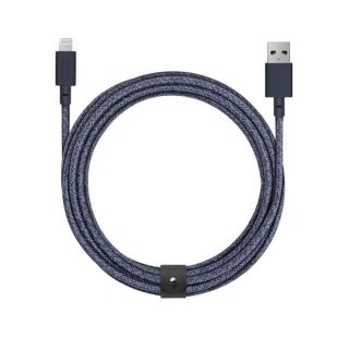 Native Union Belt Cable XL Lighting - USB-A kábel 3 m - kék