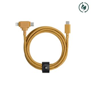 Native Union Belt Lighting / USB-C - USB-C kábel 1,5m - kraft