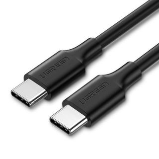 Ugreen USB-C - USB-C nikkelezett kábel 1,5m - fekete