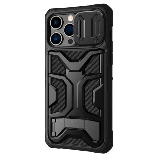 Nillkin Adventurer Pro iPhone 14 Pro Max kemény hátlap tok kameravédővel - fekete