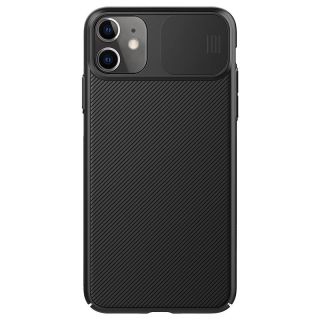 Nillkin CamShield iPhone 11 kemény hátlap tok kameravédővel - fekete