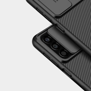 Nillkin CamShield Pro Samsung Galaxy A33 5G ütésálló hátlap tok kamera védővel - fekete