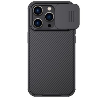 Nillkin Camshield Pro iPhone 14 Pro Max kemény hátlap tok kameravédővel - fekete