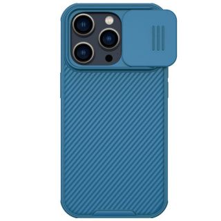 Nillkin Camshield Pro iPhone 14 Pro Max kemény hátlap tok kameravédővel - kék