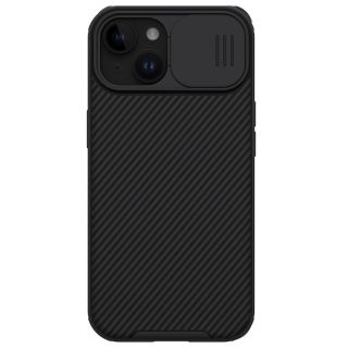 Nillkin Camshield Pro iPhone 15 kemény hátlap tok kameravédővel - fekete