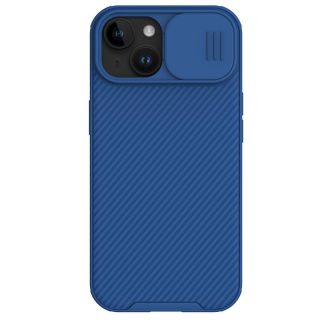 Nillkin Camshield Pro iPhone 14 Plus / 15 Plus kemény hátlap tok kameravédővel - kék