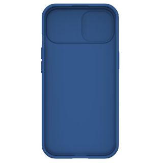 Nillkin Camshield Pro iPhone 14 Plus / 15 Plus kemény hátlap tok kameravédővel - kék